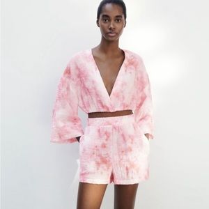 Zara Pink Tie-Dye 2-piece Set